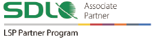 SDL LSP パートナープログラムのアソシエイトパートナーであることを証明するロゴ画像